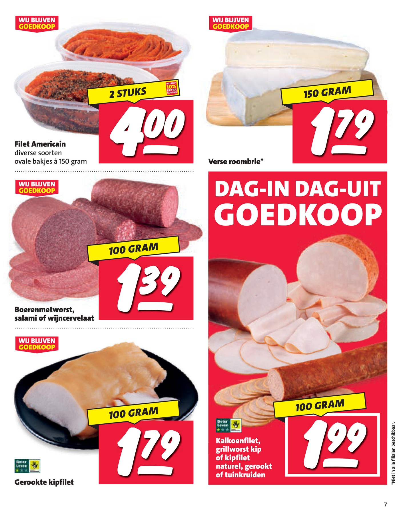 Verse roombrie, gemarkeerd op pagina 6 van de Nettorama folder