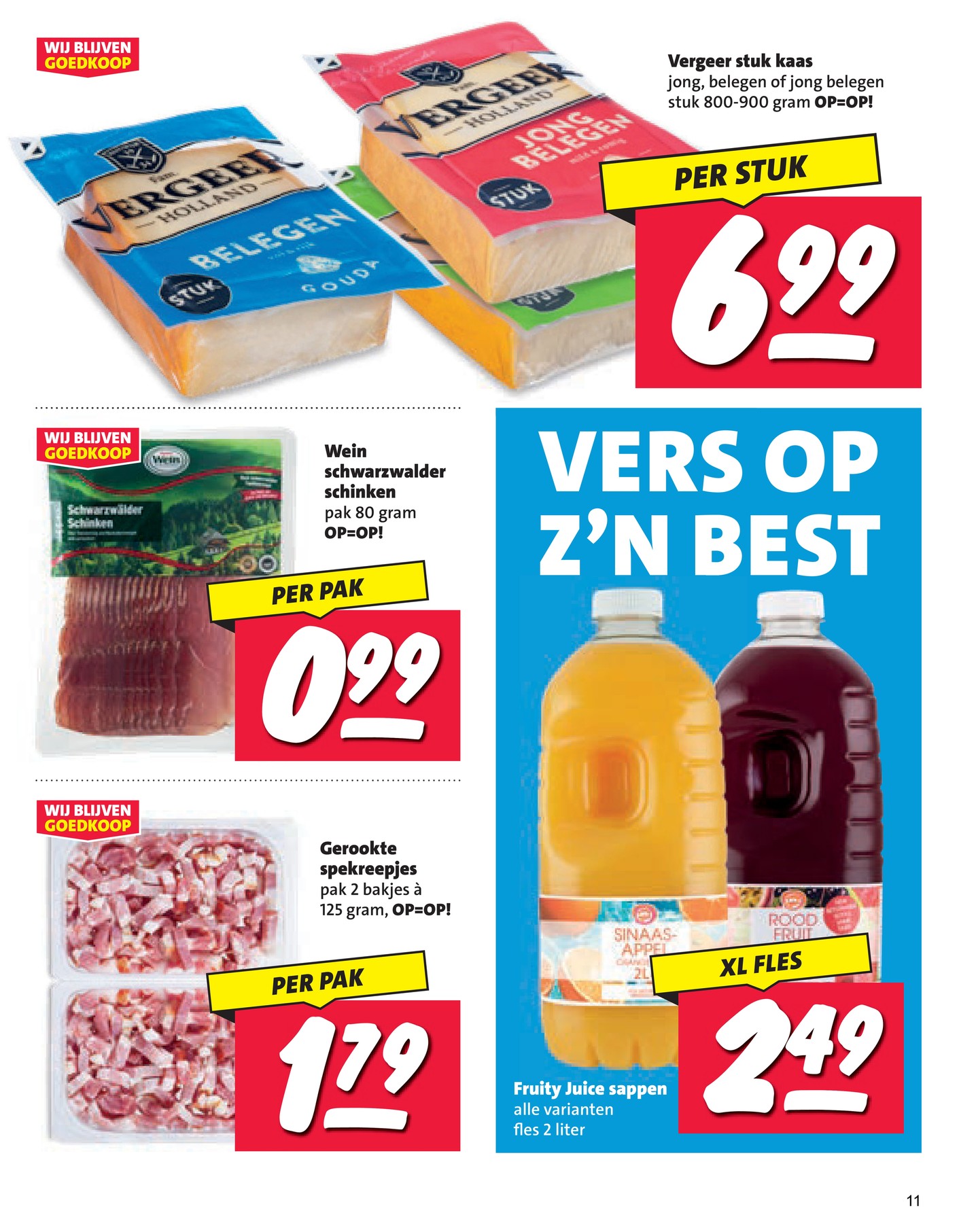 Wein Schwarzwalder schinken, gemarkeerd op pagina 10 van de Nettorama folder