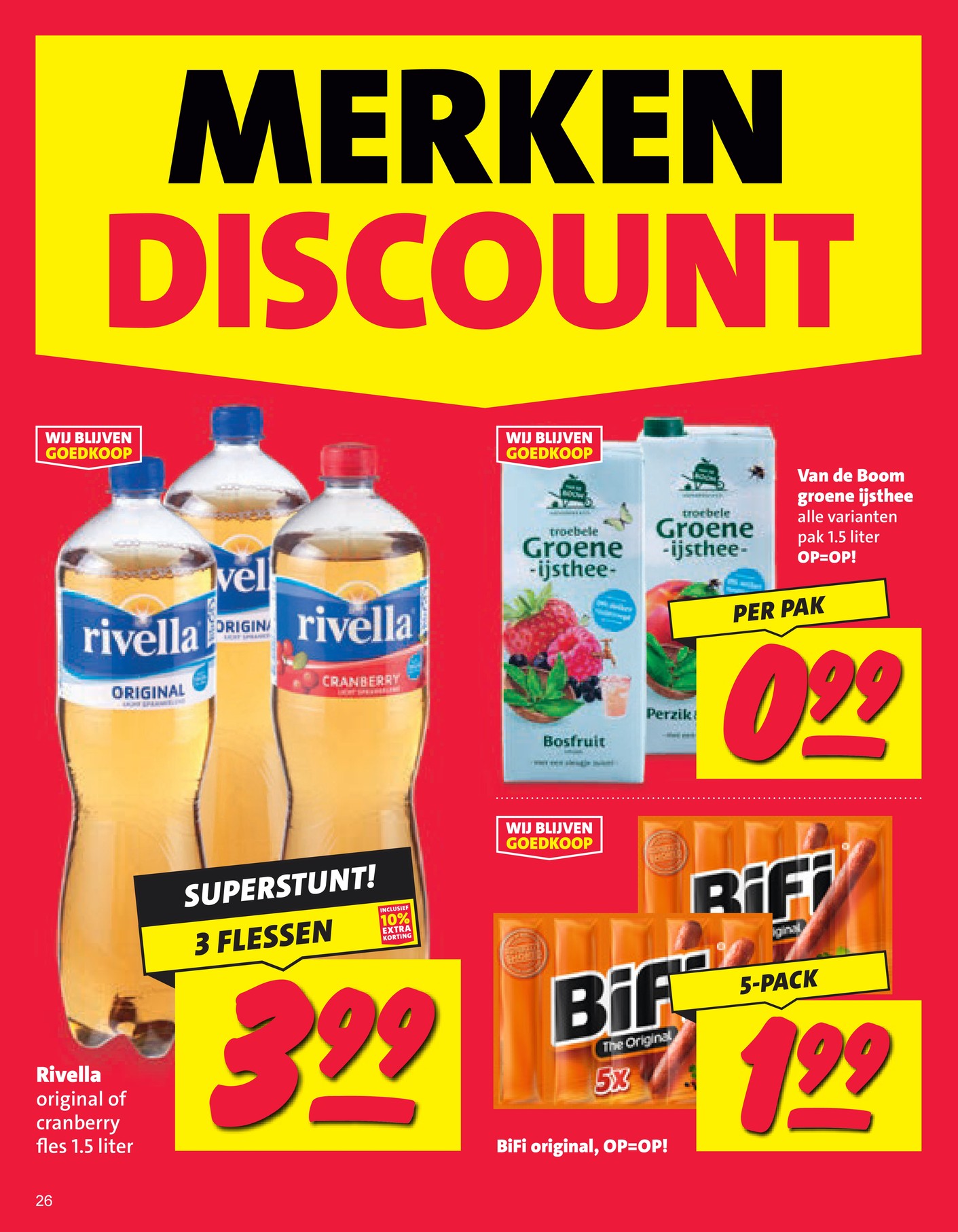 BiFi Original, gemarkeerd op pagina 25 van de Nettorama folder