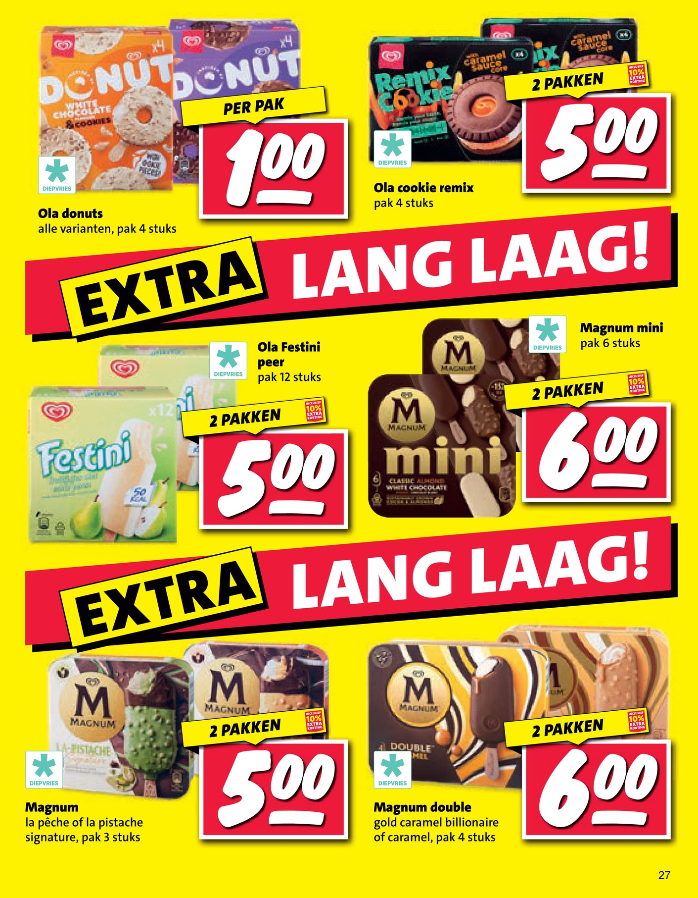 Ola donuts, gemarkeerd op pagina 26 van de Nettorama folder