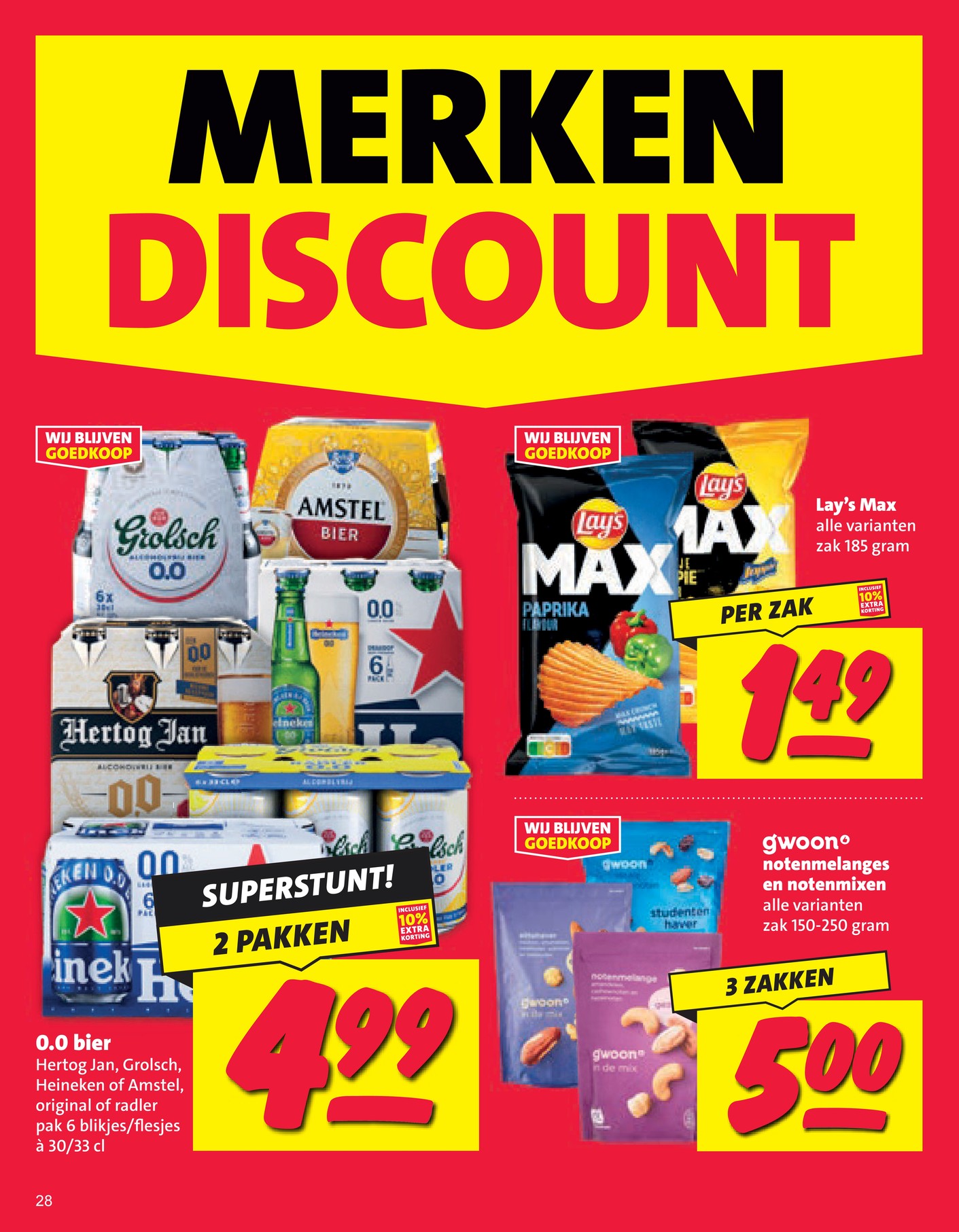 Lay's Max, gemarkeerd op pagina 27 van de Nettorama folder