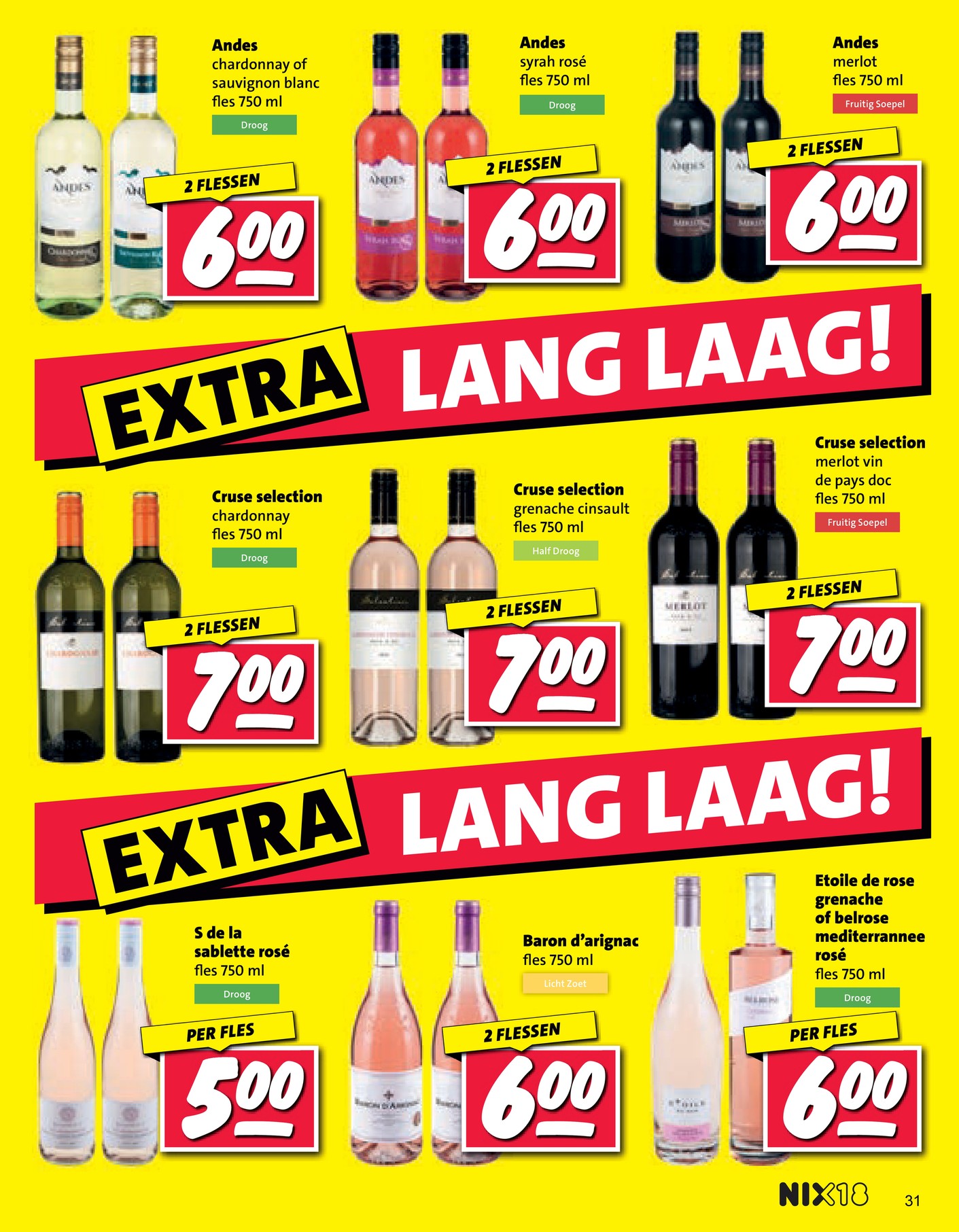 Baron d'arignac, gemarkeerd op pagina 30 van de Nettorama folder