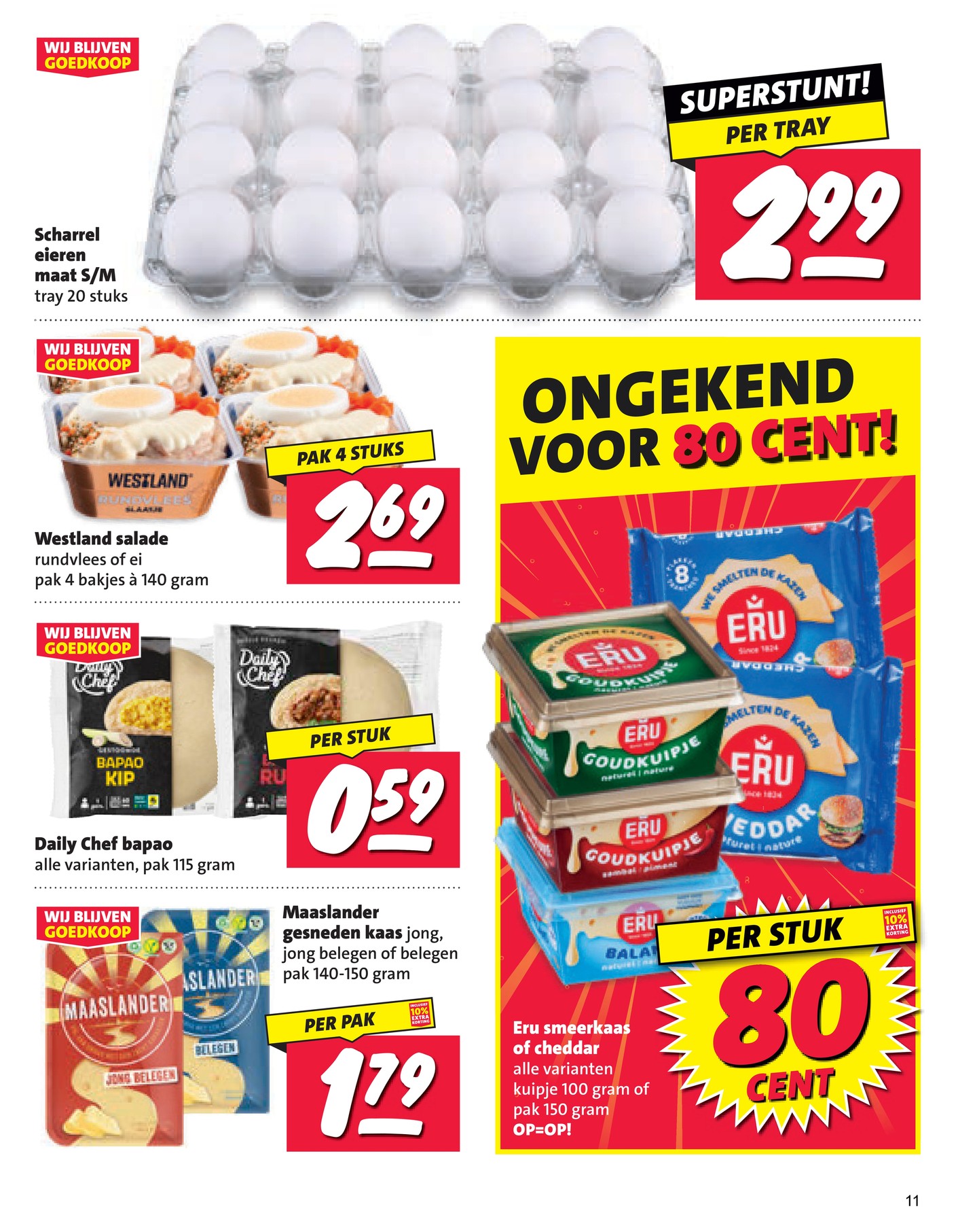 Daily Chef bapao, gemarkeerd op pagina 11 van de Nettorama folder
