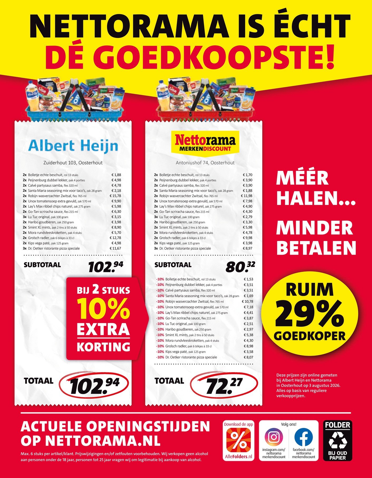 Nettorama folder, pagina 36 van 36