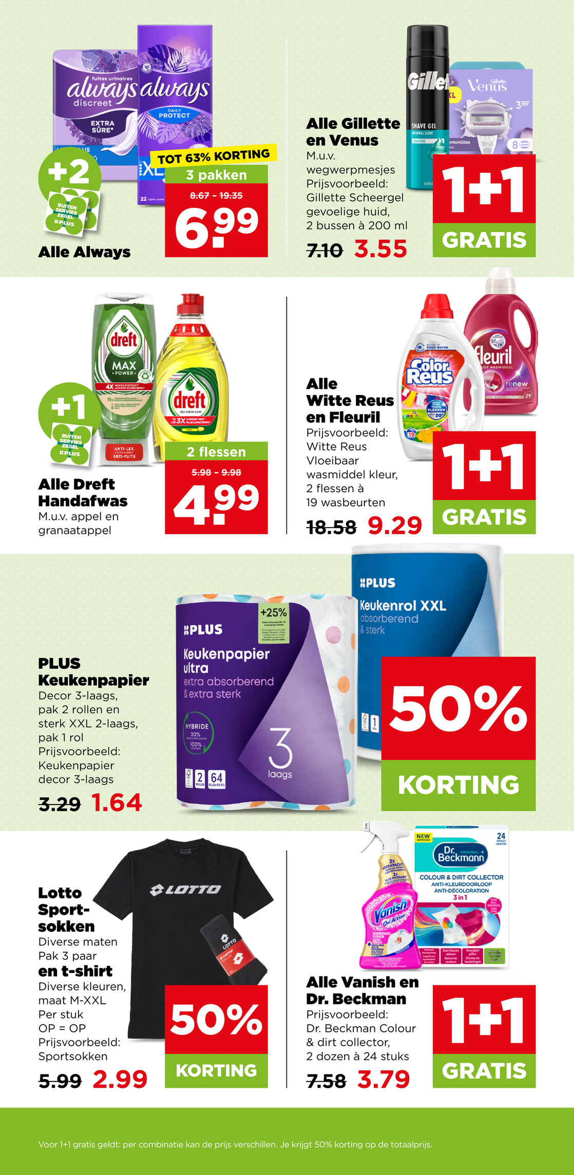 PLUS Keukenpapier, gemarkeerd op pagina 27 van de Plus folder