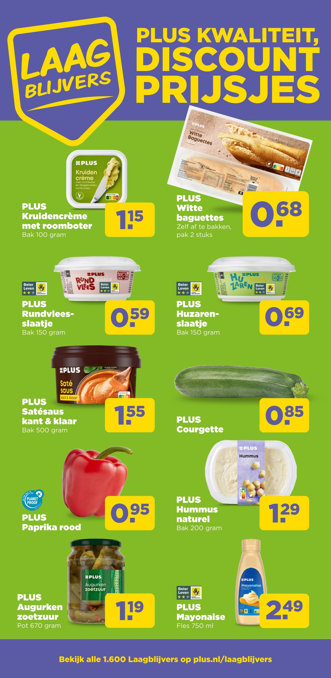 Paprika rood, gemarkeerd op pagina 9 van de Plus folder