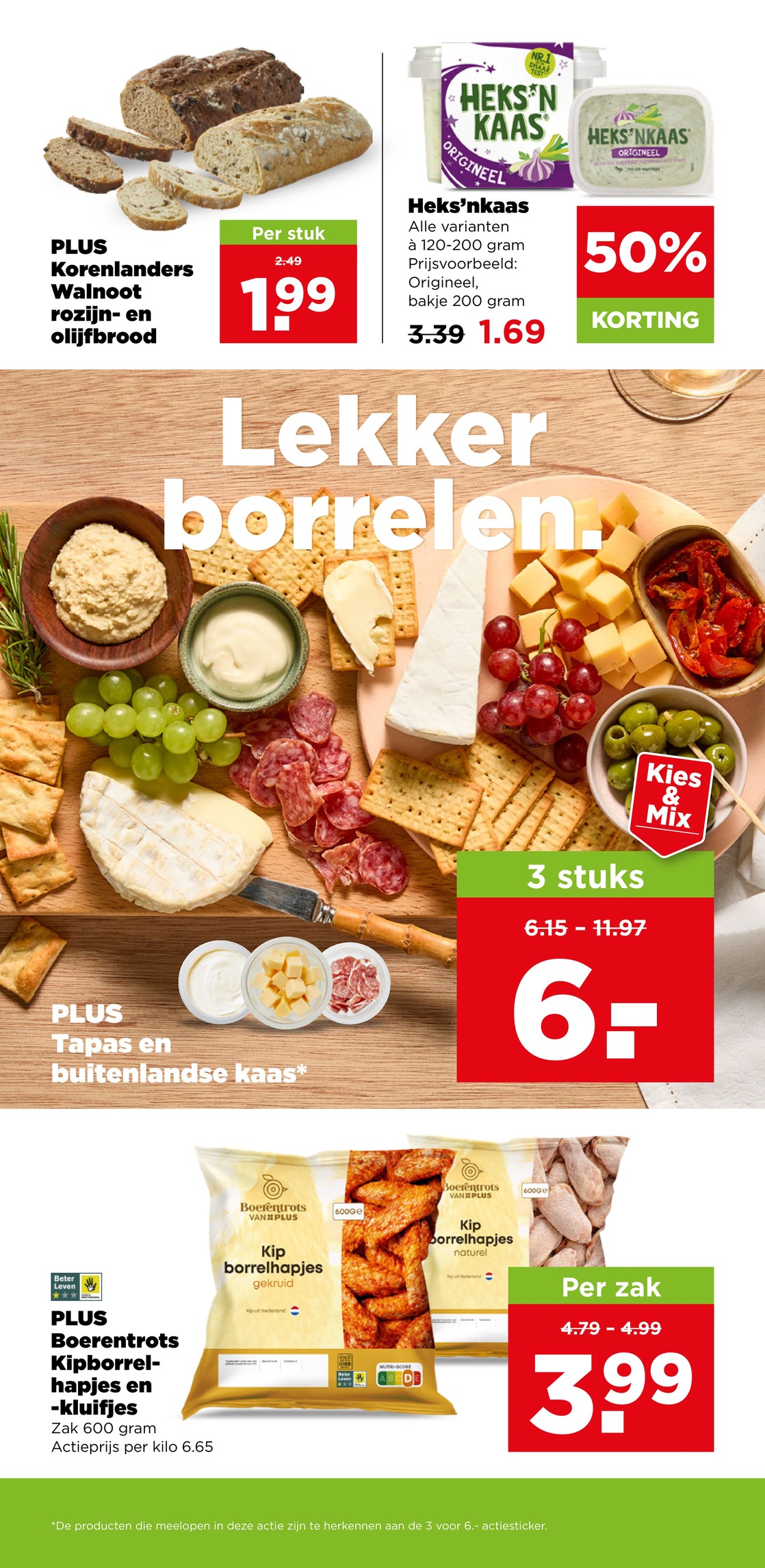 Heks'nkaas, gemarkeerd op pagina 19 van de Plus folder