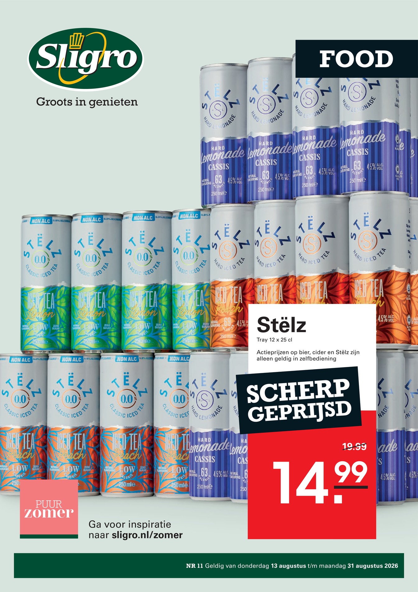 Cover van de huidige Sligro folder