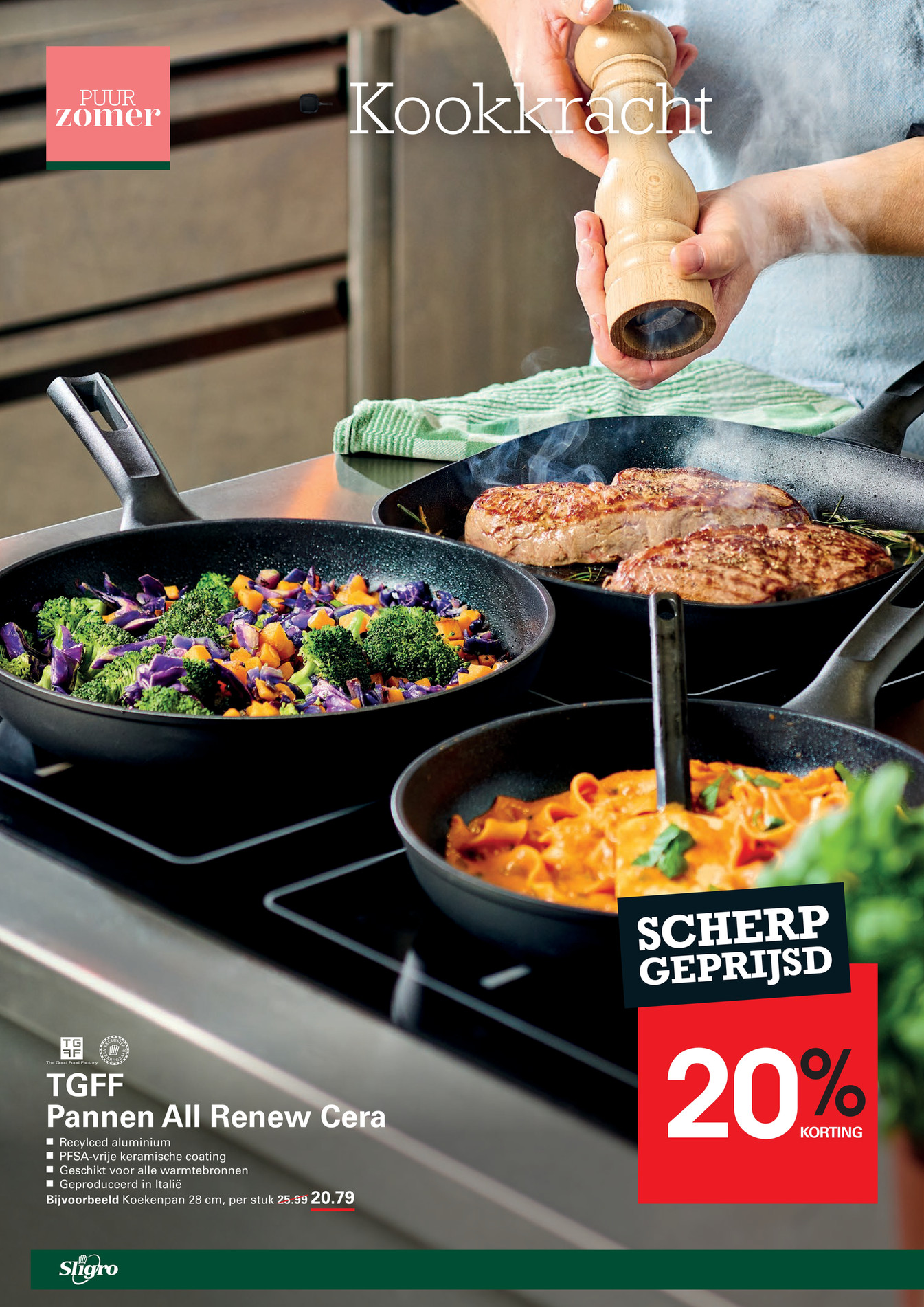 TGFF Pannen All Renew Cera, uit de Sligro folder, pagina 6