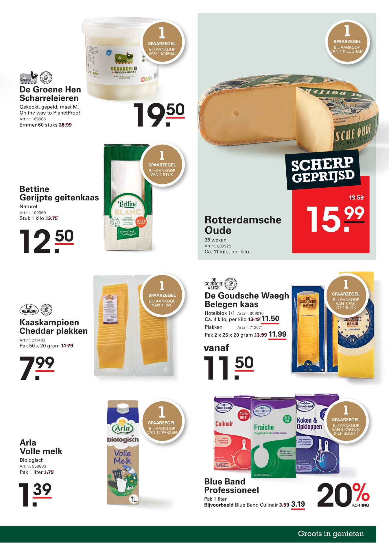 Rotterdamsche Oude, gemarkeerd op pagina 5 van de Sligro folder