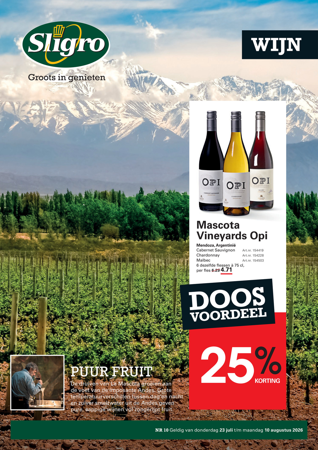 Sligro folder cover