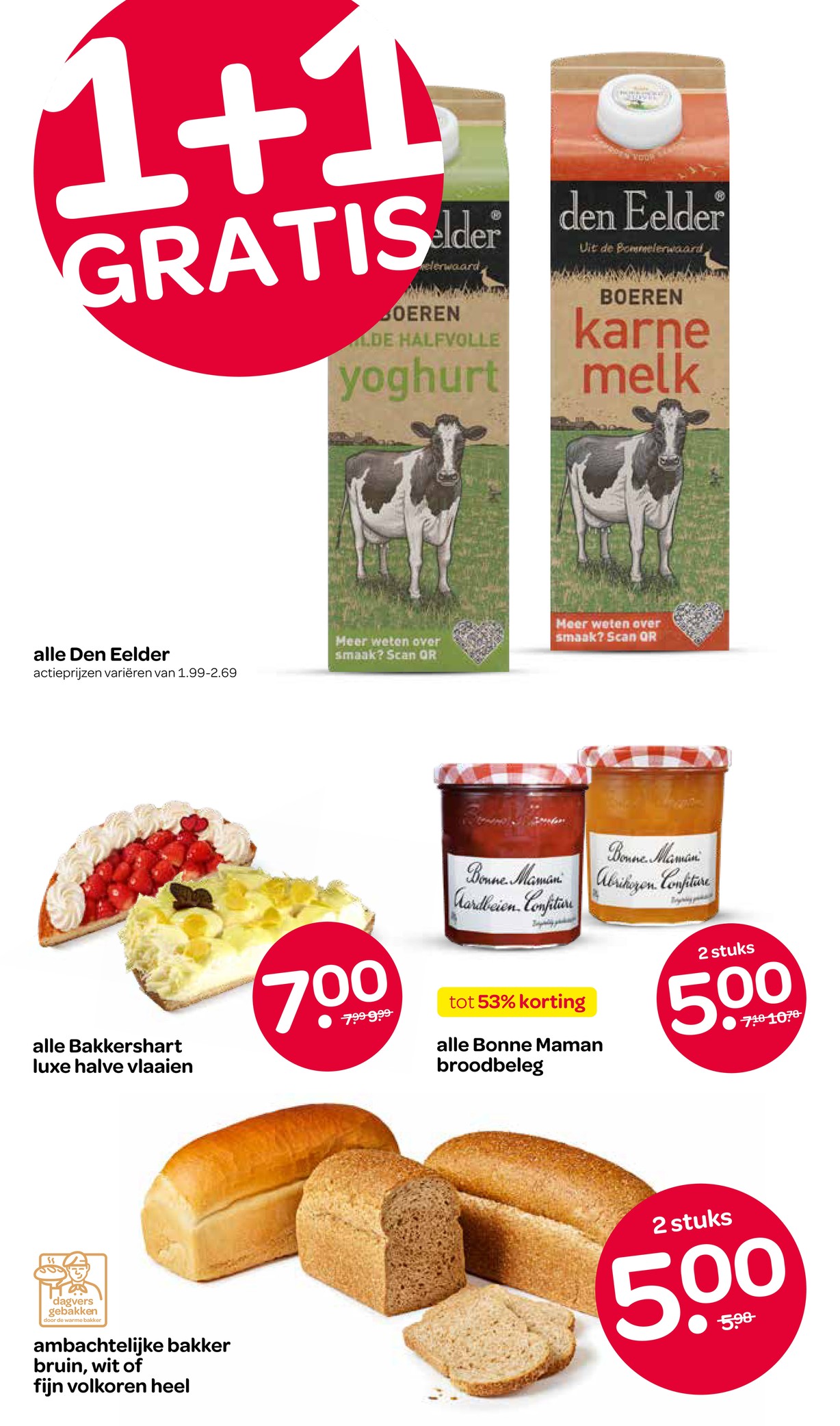 alle Den Eelder, gemarkeerd op pagina 9 van de Spar folder