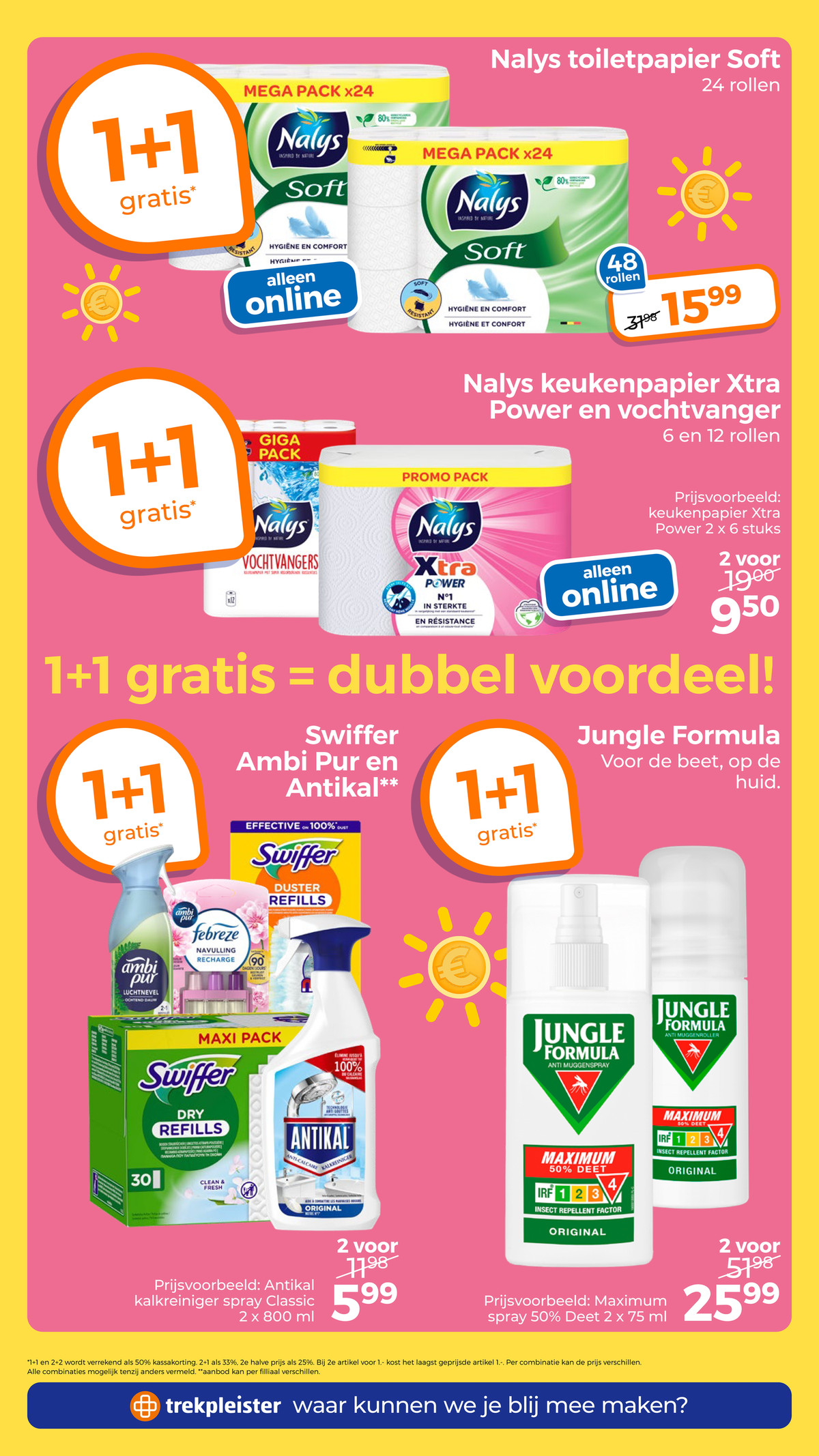 Nalys toiletpapier Soft, uit de Trekpleister folder, pagina 11