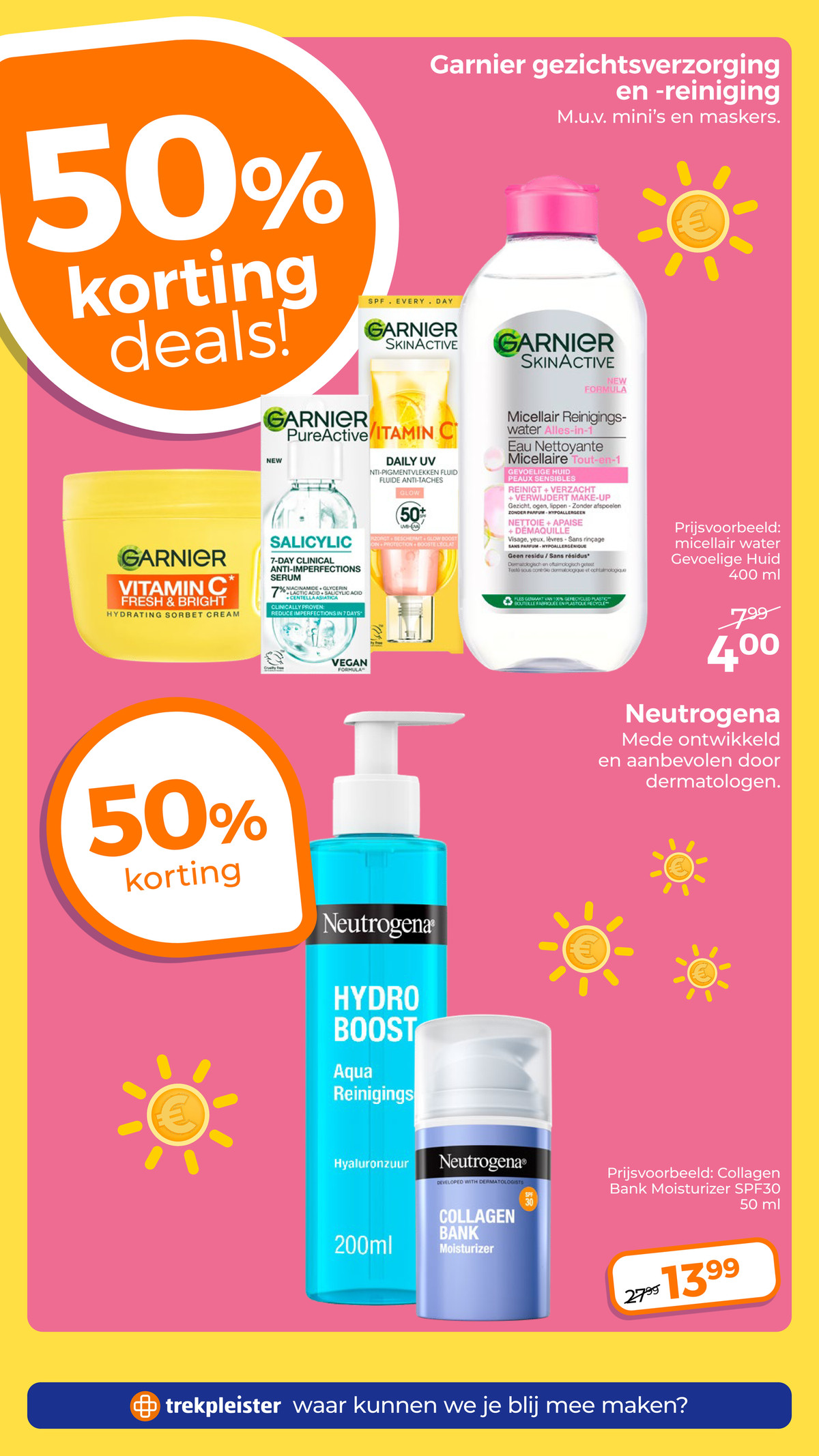 Neutrogena Collagen Bank Moisturizer, gemarkeerd op pagina 15 van de Trekpleister folder
