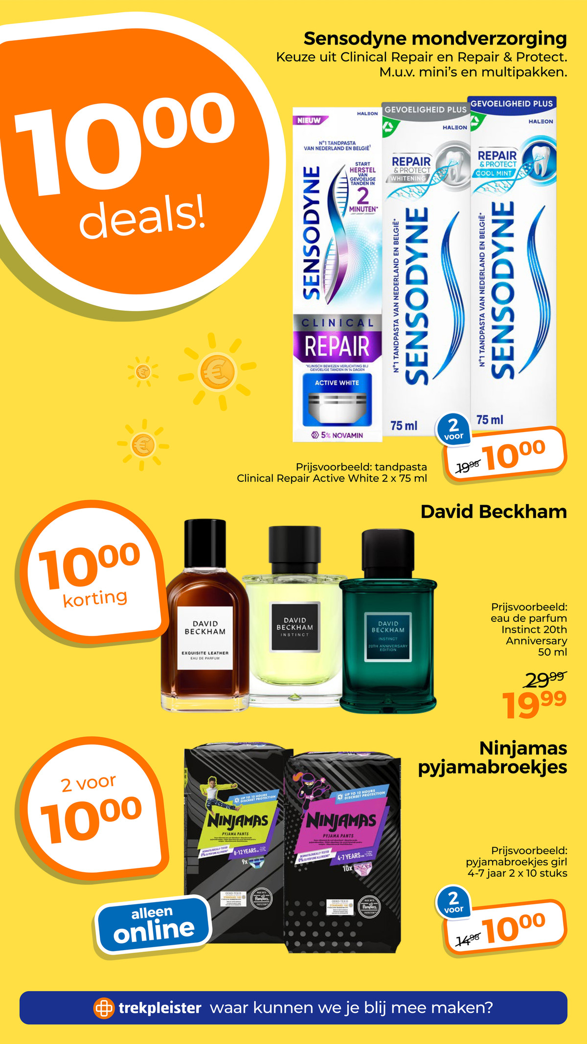 Ninjamas pyjamabroekjes, uit de Trekpleister folder, pagina 22