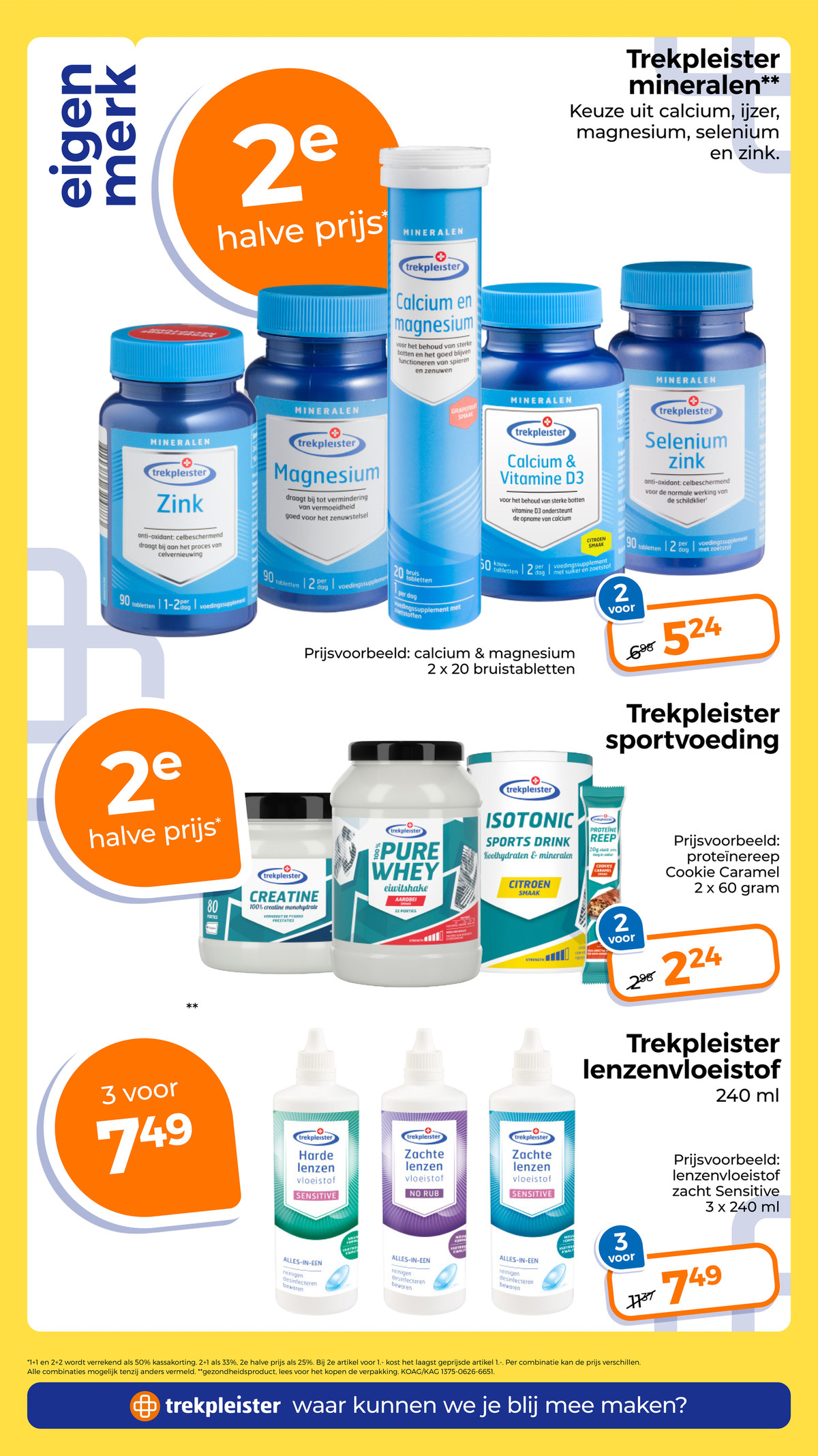 Trekpleister lenzenvloeistof, gemarkeerd op pagina 53 van de Trekpleister folder