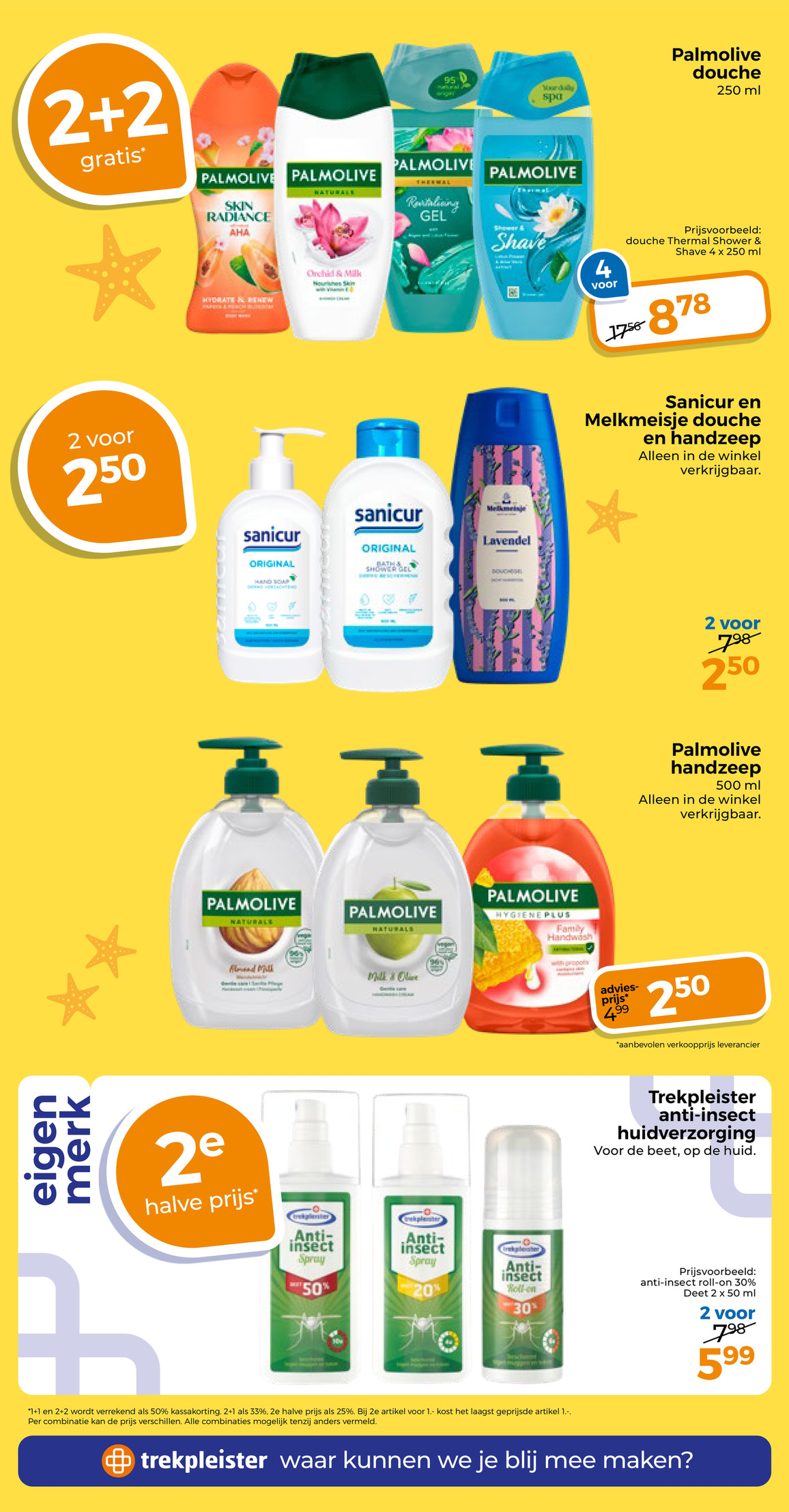 Palmolive douchegel, uit de Trekpleister folder, pagina 10