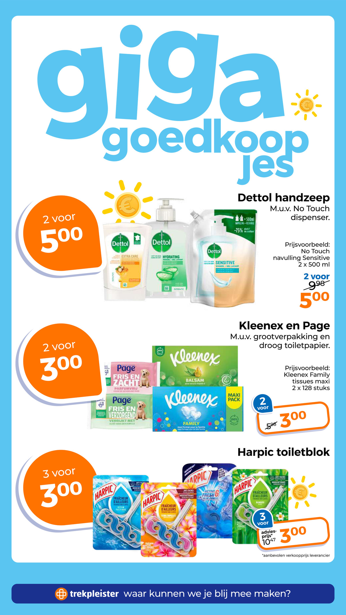 Handzeep navulling, uit de Trekpleister folder, pagina 8