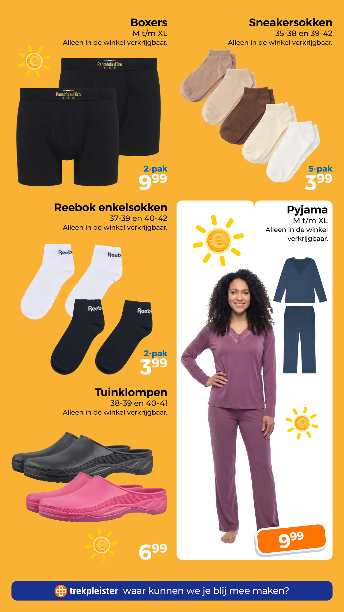 Pyjama, gemarkeerd op pagina 62 van de Trekpleister folder