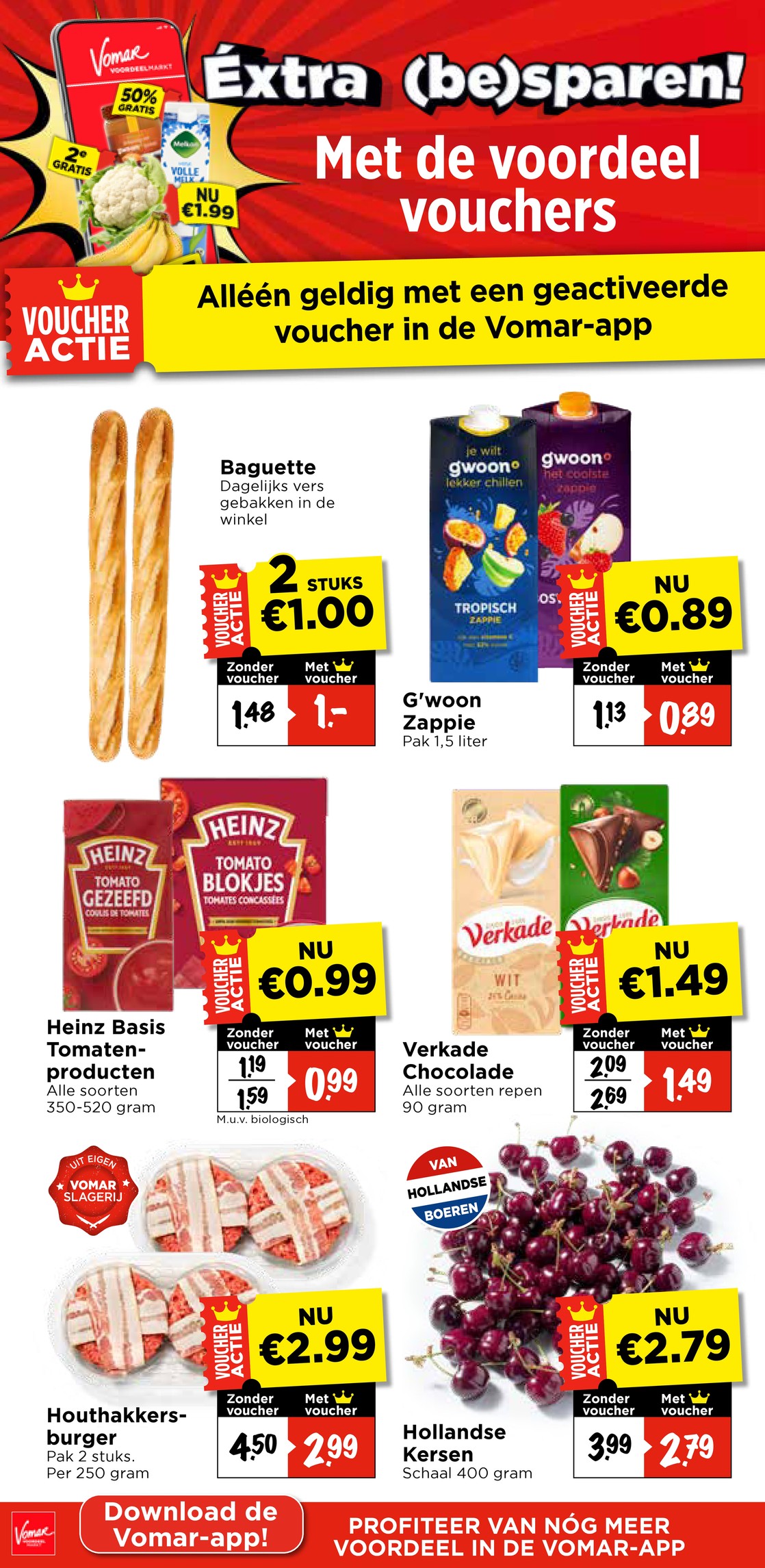 Hollandse Kersen, gemarkeerd op pagina 7 van de Vomar folder