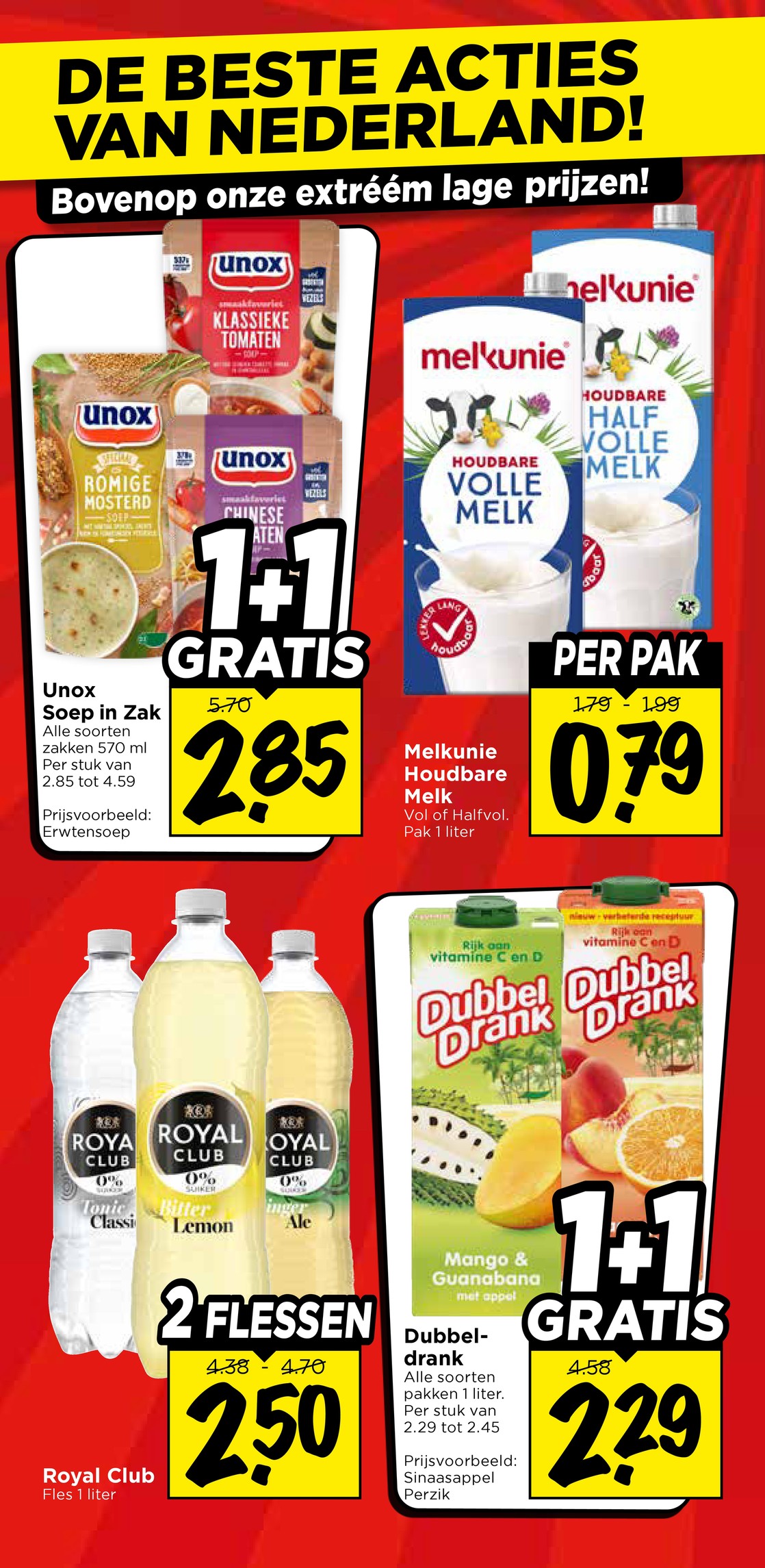 DubbelDrank, gemarkeerd op pagina 10 van de Vomar folder