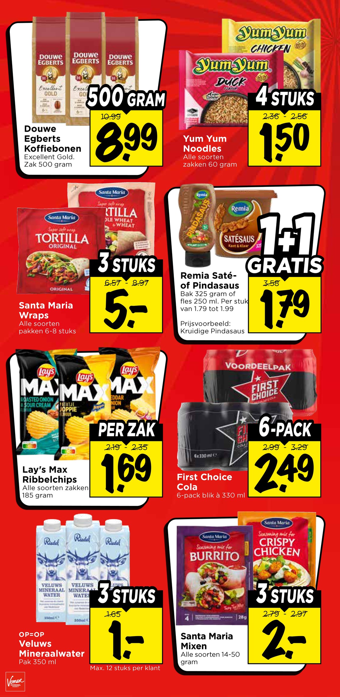 First Choice Cola, gemarkeerd op pagina 29 van de Vomar folder