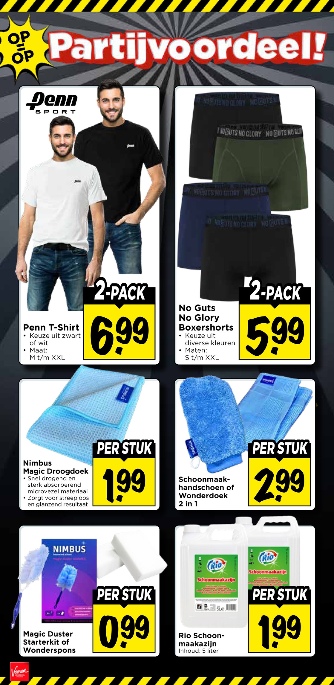Nimbus Magic Droogdoek, gemarkeerd op pagina 37 van de Vomar folder