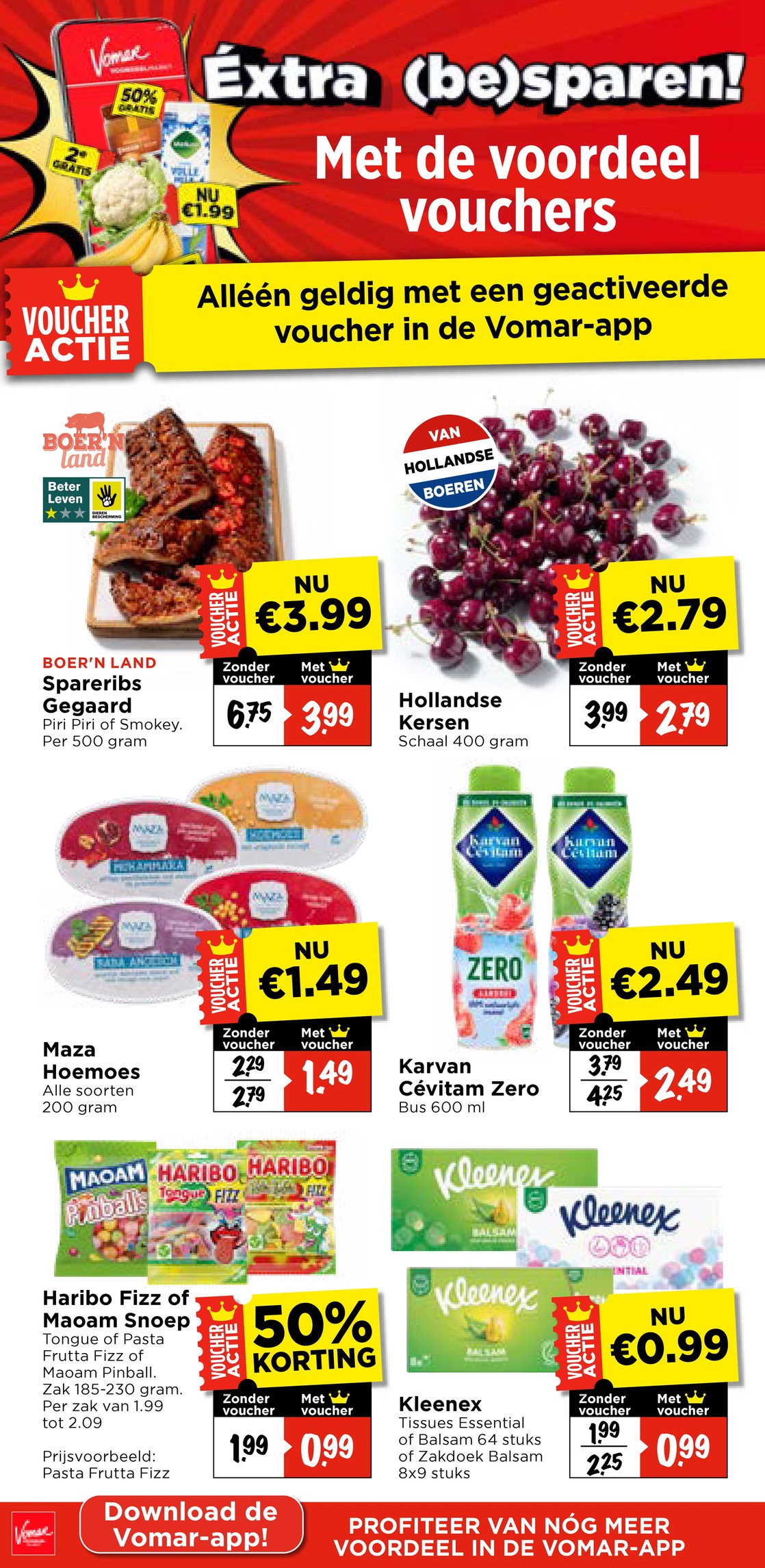 Karvan Cévitam Zero, gemarkeerd op pagina 2 van de Vomar folder