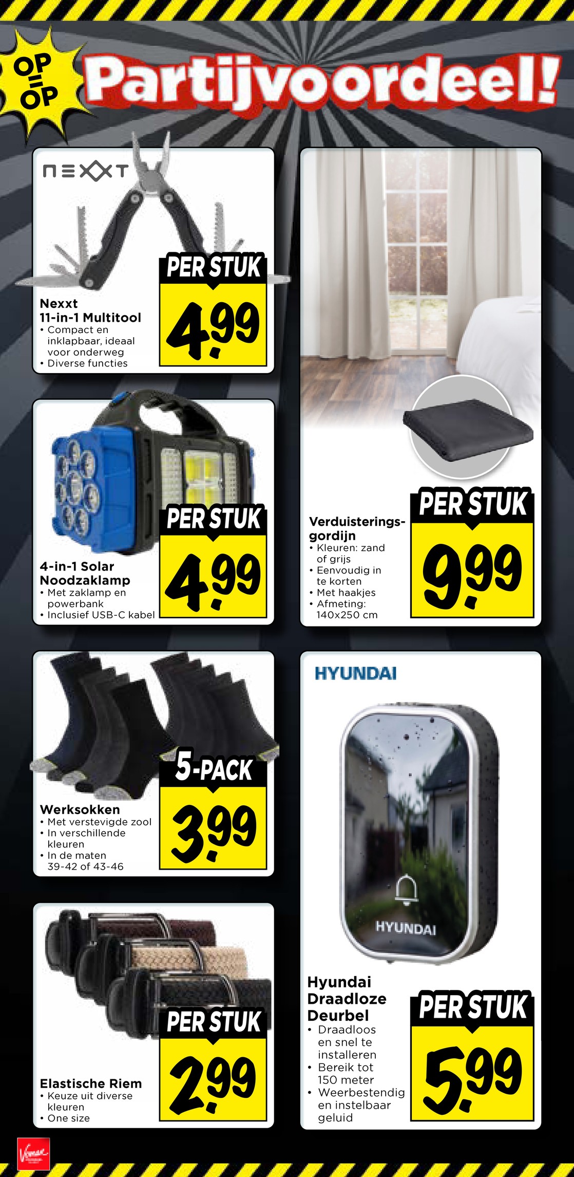 Werksokken 5-pack, gemarkeerd op pagina 31 van de Vomar folder