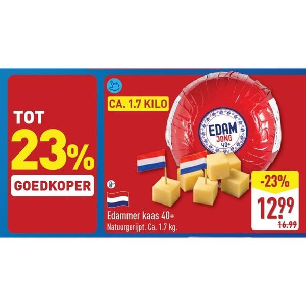 Edammer kaas 40+