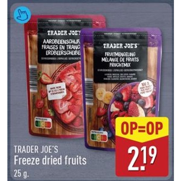 Trader Joe's Freeze dried fruits