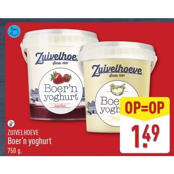 Zuivelhoeve Boer'n yoghurt
