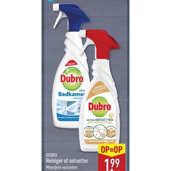 Dubro reiniger of ontvetter