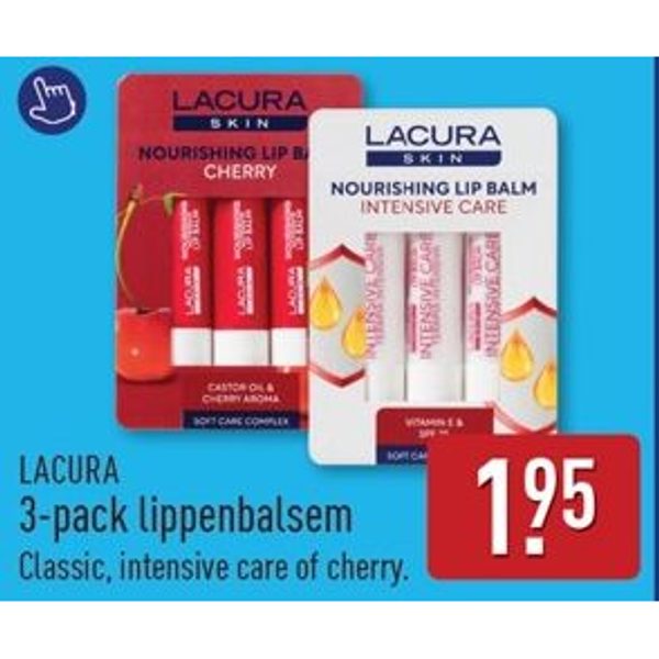 Lacura 3-pack lippenbalsem