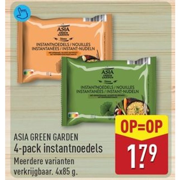 ASIA GREEN GARDEN 4-pack instantnoedels