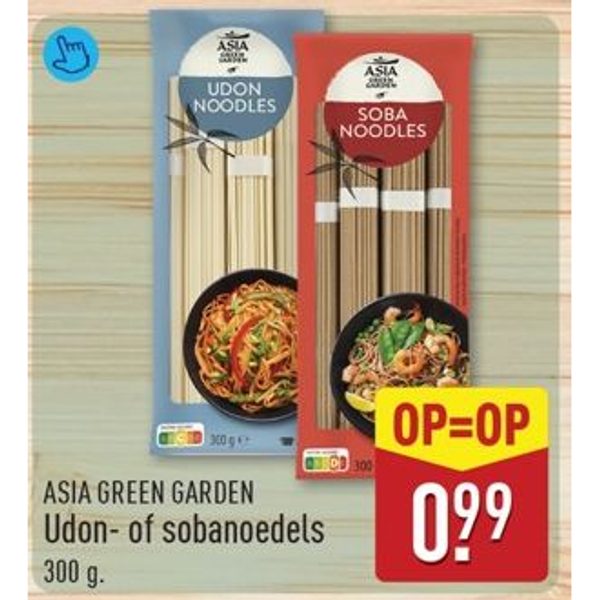 ASIA GREEN GARDEN Udon- of sobanoedels