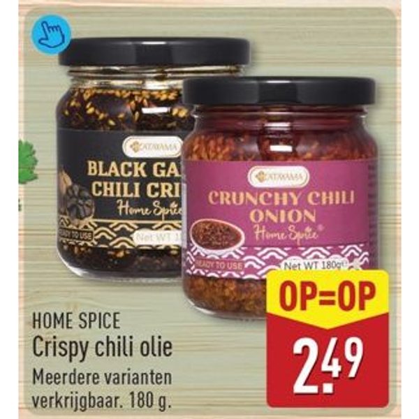 Home Spice Crispy chili olie