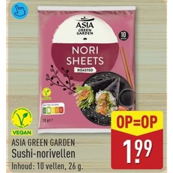 ASIA GREEN GARDEN Sushi-norivellen