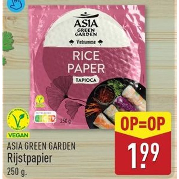 ASIA GREEN GARDEN Rijstpapier