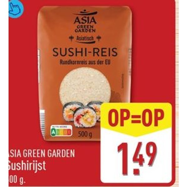 ASIA GREEN GARDEN Sushirijst