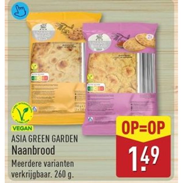 Asia Green Garden Naanbrood