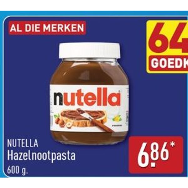 Nutella Hazelnootpasta