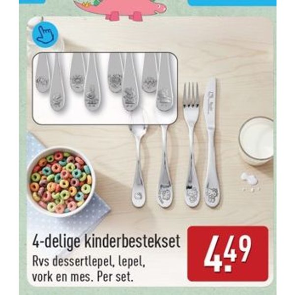 4-delige kinderbestekset