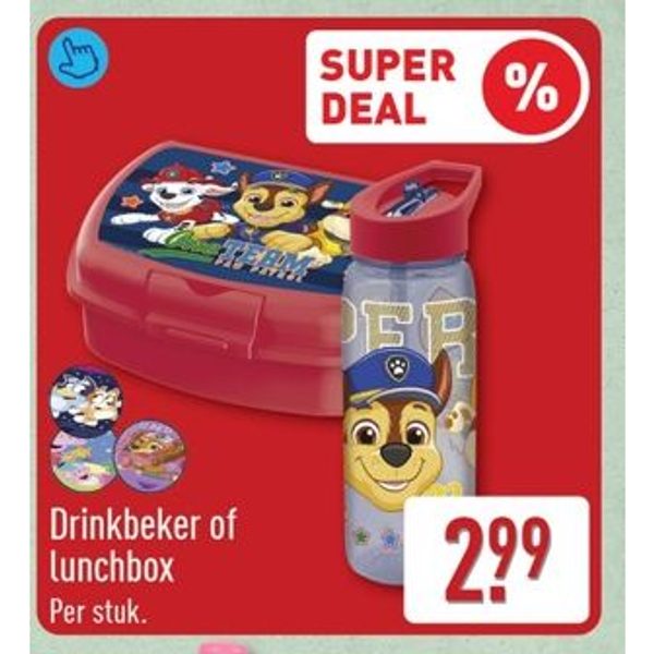 Drinkbeker of lunchbox
