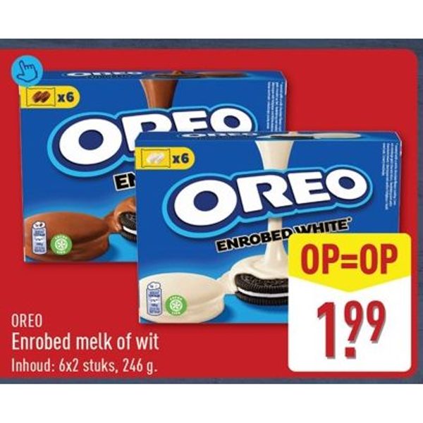 Oreo Enrobed melk of wit