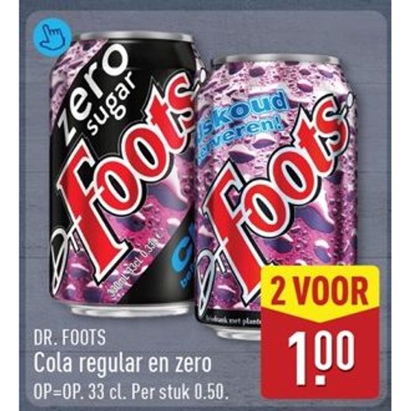 Dr. Foots Cola regular en zero