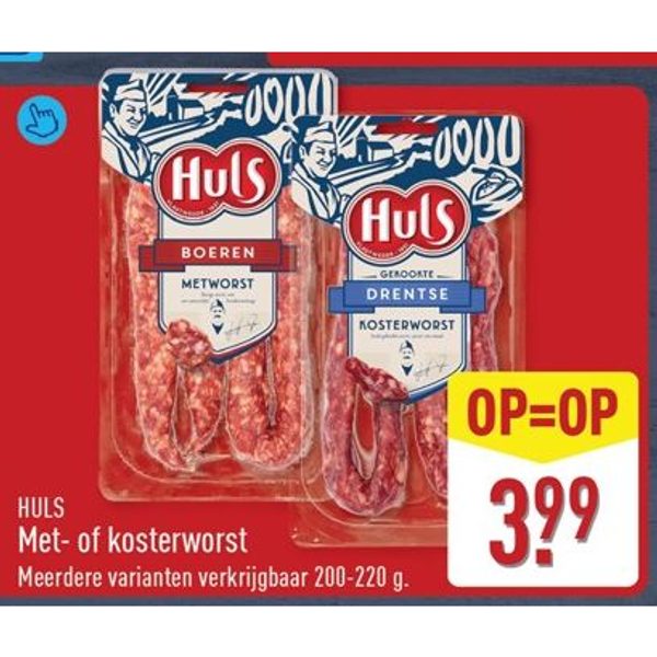 Huls Met- of kosterworst