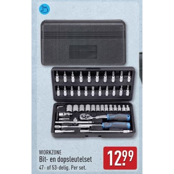 Workzone Bit- en dopsleutelset