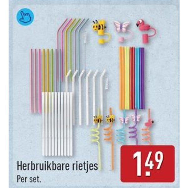 Herbruikbare rietjes
