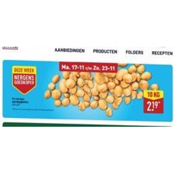Kruimige aardappelen